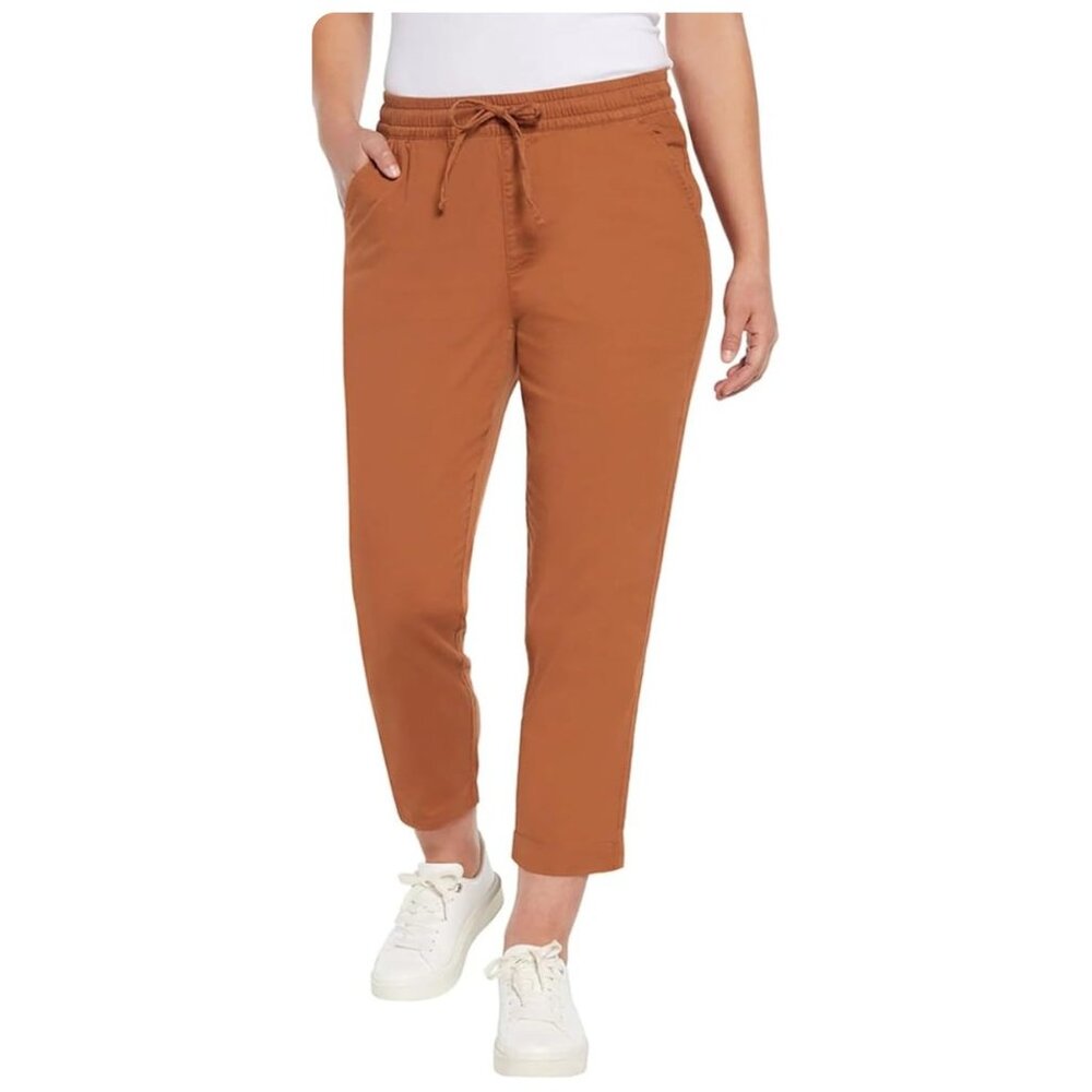 !! NWT Gap Pull-on Drawstring Ginger Bread Pants sz L